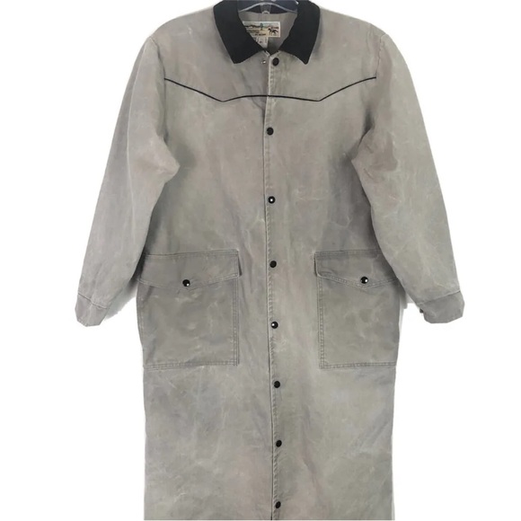 Saddlesmith Outfitters western vintage canvas snap duster jacket 
Size XS - Picture 2 of 7